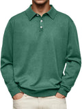 Polo de hombre de manga larga en varios colores