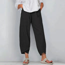 Pantalón ancho de mujer de corte fluido