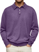 Polo de hombre de manga larga en varios colores