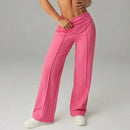 Pantalón ancho de mujer de tiro alto