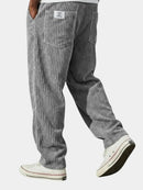 Pantalón amplio de hombre con bolsillos y cintura ajustable