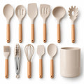Kit de 12 Utensilios de Cocina Silvena con Recipiente a Juego — Foto de la oferta completa