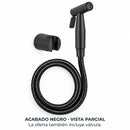 Ducha Nova — Acabado negro, vista parcial. La oferta también incluye válvula.