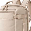 Mochila de Viaje Beige con Apertura Amplia + REGALO: Neceser Mossy — Detalle del producto
