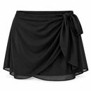 [PACK DE 2] Tops Negros de Danza con Amarre + REGALO: Falda Negra — Regalo incluido por separado