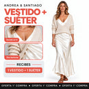 Conjunto de vestido y suéter — 1 vestido y 1 suéter — Oferta completa · Andrea & Santiago — OFERTA 1° COMPRA