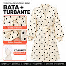 Bata con amarre + turbante blanco de regalo — Oferta y contenido completo · Andrea & Santiago — OFERTA 1° COMPRA