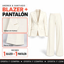 Traje De Blazer + Pantalón De Pierna Amplia — Oferta y contenido completo · Andrea & Santiago — OFERTA 1° COMPRA