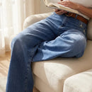 Jeans amplios de mujer de tiro alto y estilo retro