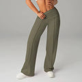 Pantalón ancho de mujer de tiro alto