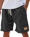 Shorts casuales de hombre con cintura flexible