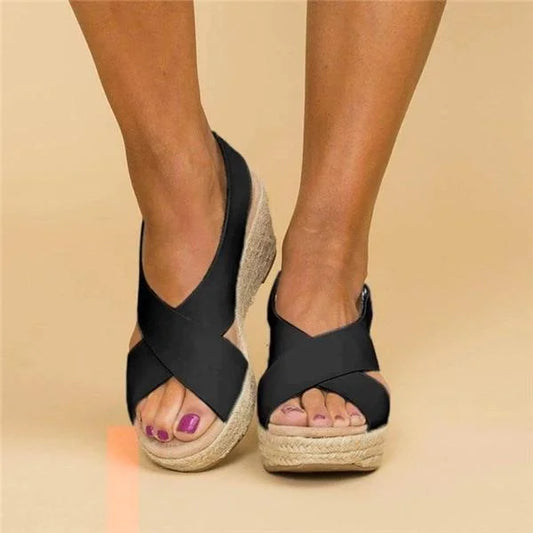 Alpargatas de cuña para mujer en varios colores
