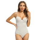 Body moldeador de mujer con copas de aro y tirantes finos