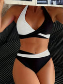 Bikini De Dos Piezas Con Amarre Al Cuello