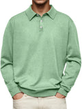 Polo de hombre de manga larga en varios colores