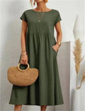 Vestido largo de verano para mujer de corte relajado