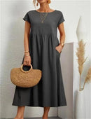 Vestido largo de verano para mujer de corte relajado