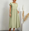Vestido largo de verano para mujer de corte relajado