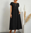 Vestido largo de verano para mujer de corte relajado