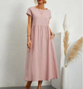 Vestido largo de verano para mujer de corte relajado