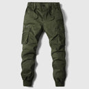 Pantalón cargo jogger de hombre con cintura elástica y bolsillos