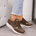 Zapatillas de mujer con cierre lateral
