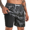 Shorts de baño de hombre de corte relajado