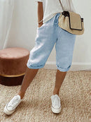 Shorts de mujer con bolsillos amplios