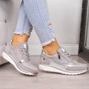 Zapatillas de mujer con cierre lateral