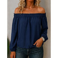Top boho de mujer con hombros descubiertos