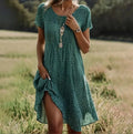 Vestido boho de verano para mujer de corte relajado