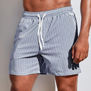 Shorts de baño para hombre con cintura ajustable
