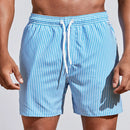 Shorts de baño para hombre con cintura ajustable