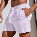 Shorts de baño para hombre con cintura ajustable
