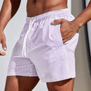 Shorts de baño para hombre con cintura ajustable