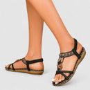 Sandalias de mujer con talón cerrado y plantilla ligera
