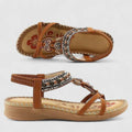 Sandalias de mujer con talón cerrado y plantilla ligera
