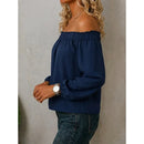 Top boho de mujer con hombros descubiertos
